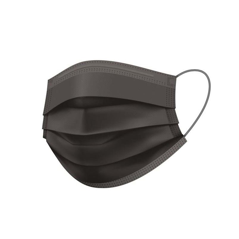 Medisuojain Suu-nenäsuoja musta Type II 50kpl - maskikauppa.fi