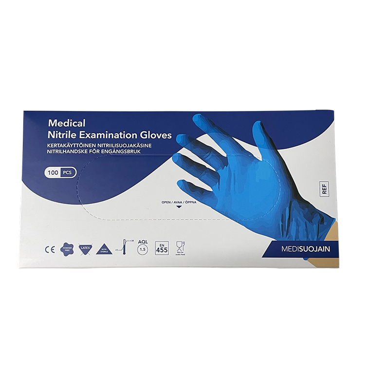 Kertakäyttöiset nitriilikäsineet - maskikauppa.fi